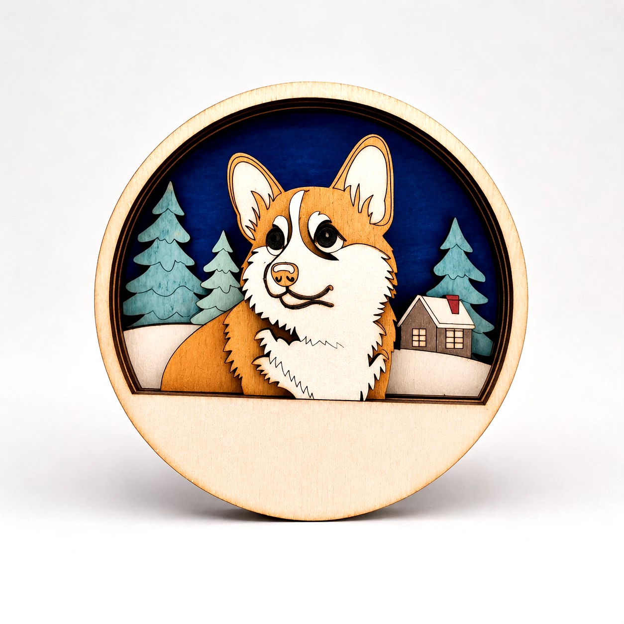 Iman Corgi madera